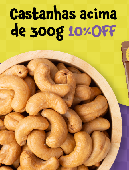 Castanhas 10% OFF